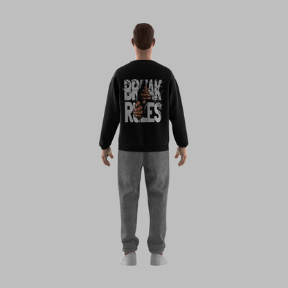 Break Rules Sweatshirts - Black