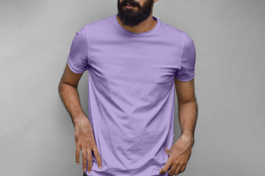 Iris Lavender Plain T-Shirt