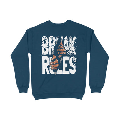 Break rules Sweatshirts - Navy Blue