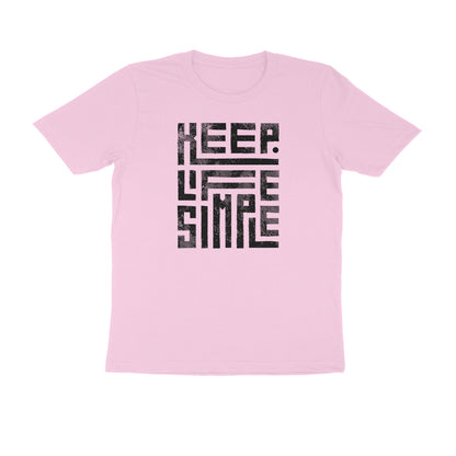 Keep Life Simple Pink T-Shirt