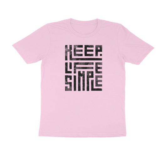 Keep Life Simple Pink T-Shirt