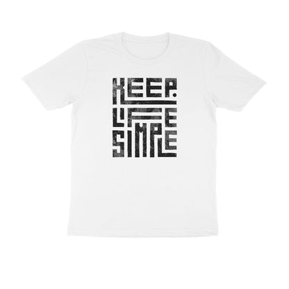 Keep Life Simple White T-Shirt