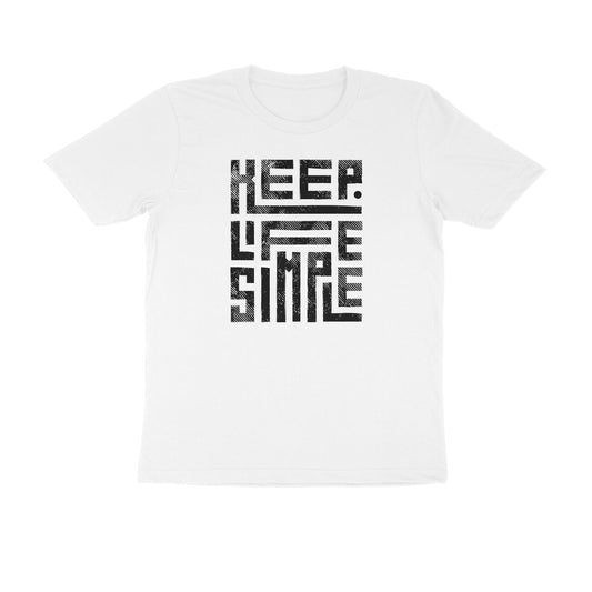 Keep Life Simple White T-Shirt