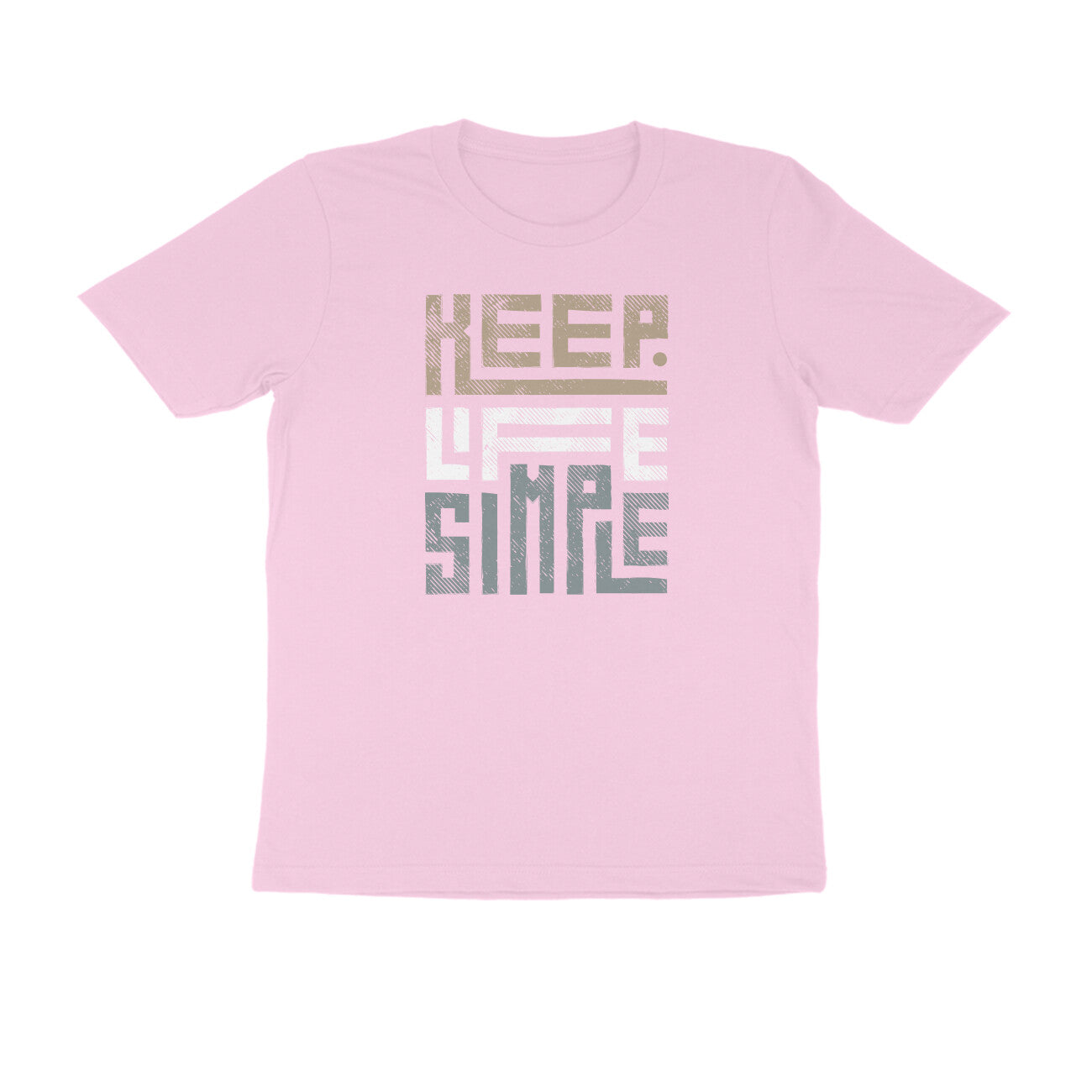 Keep Life Simple Pink T-Shirt