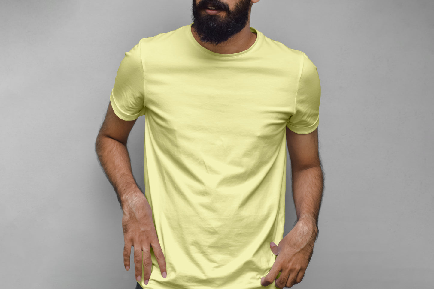 Yellow Plain T-Shirt